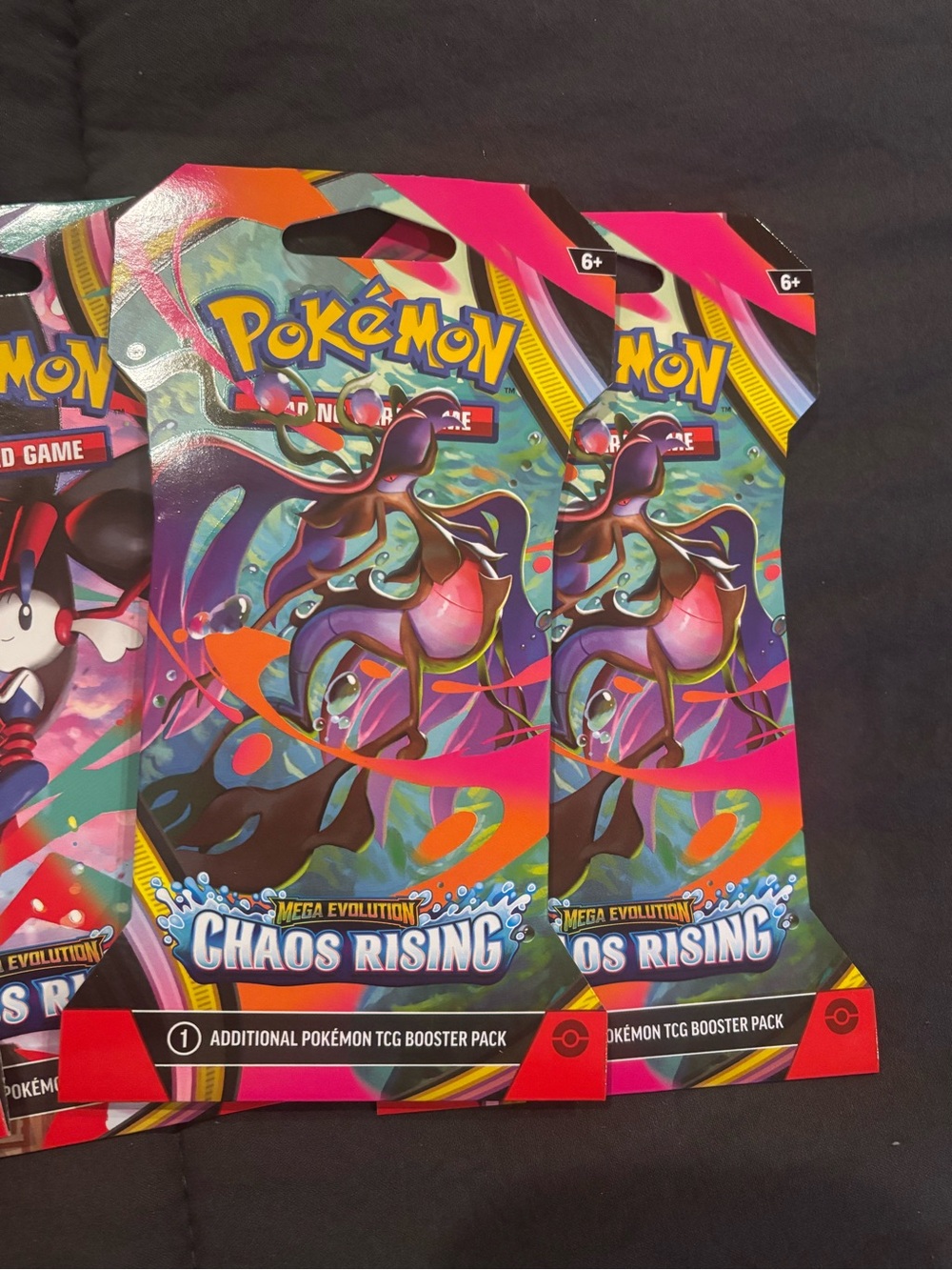 Pokémon Chaos Rising Sealed Booster Pack Lot x4 | SV TCG New Unopened - Picture 3 of 8